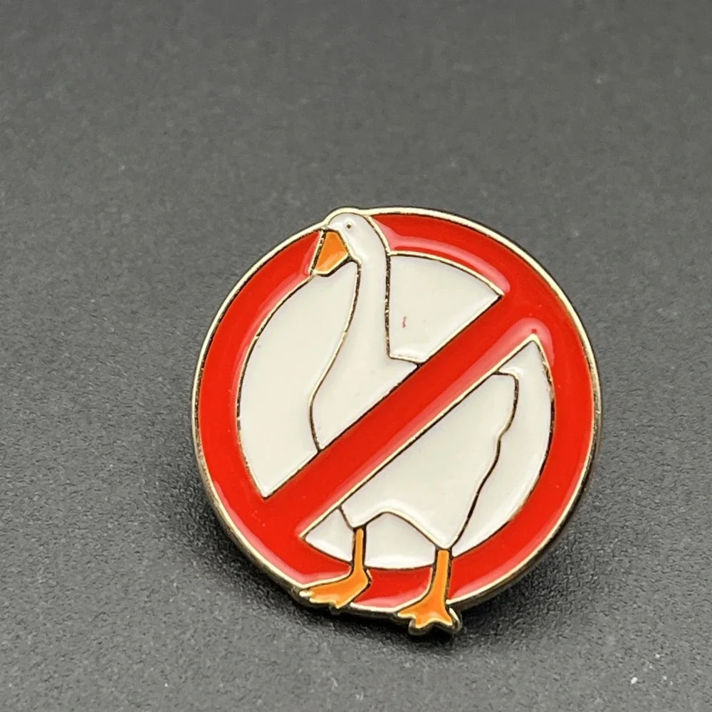 Untitled Goose Game Cute Funny‎ Meme Lapel Hat Pin